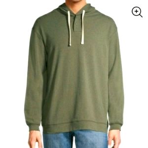 New George Men's and Big Men's Henley Hoodie